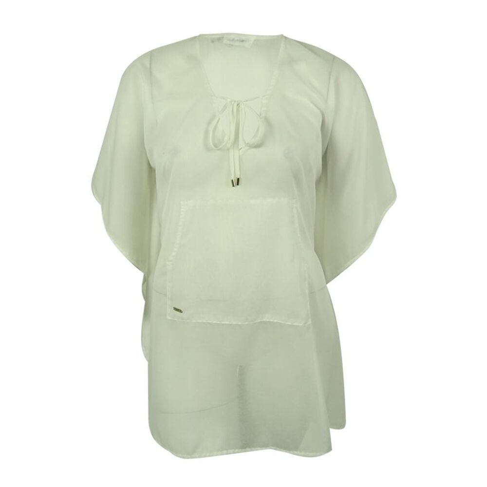 Calvin Klein Women's V- Neck Coverup (OS, White